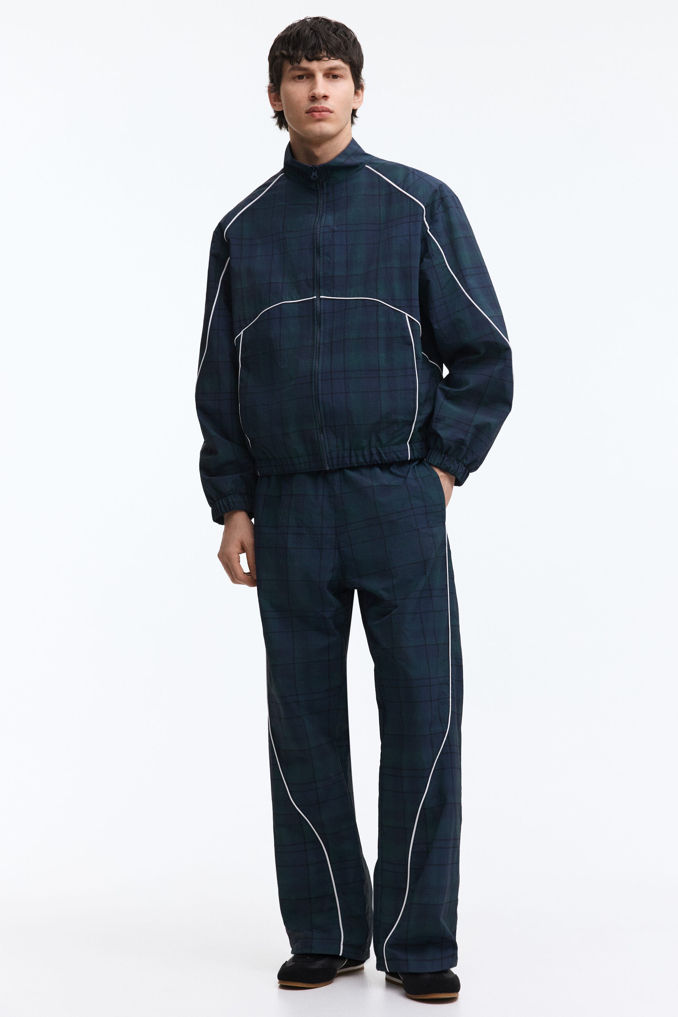 Relaxed Fit Nylon Track Pants - image 4