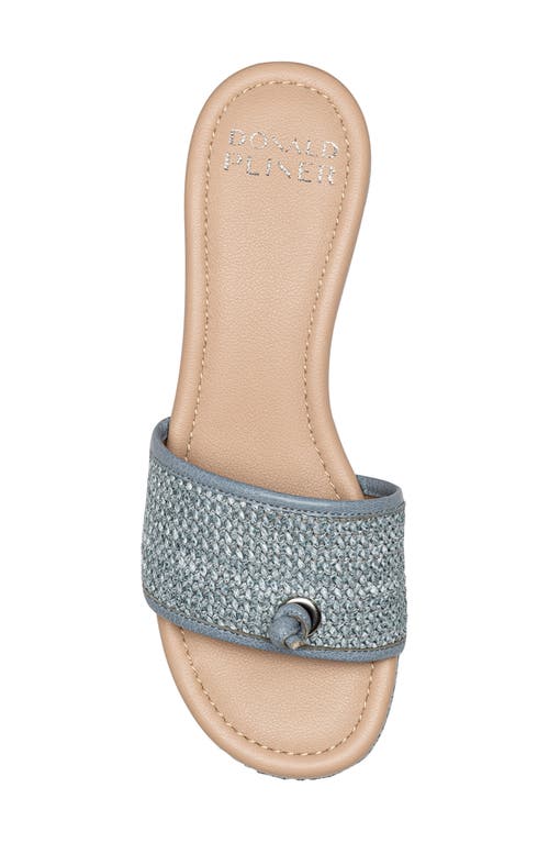 Donald Pliner Silli Platform Wedge Sandal In Denim