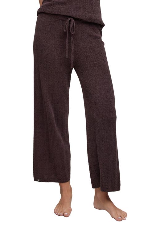 Pointelle Cropped Pants