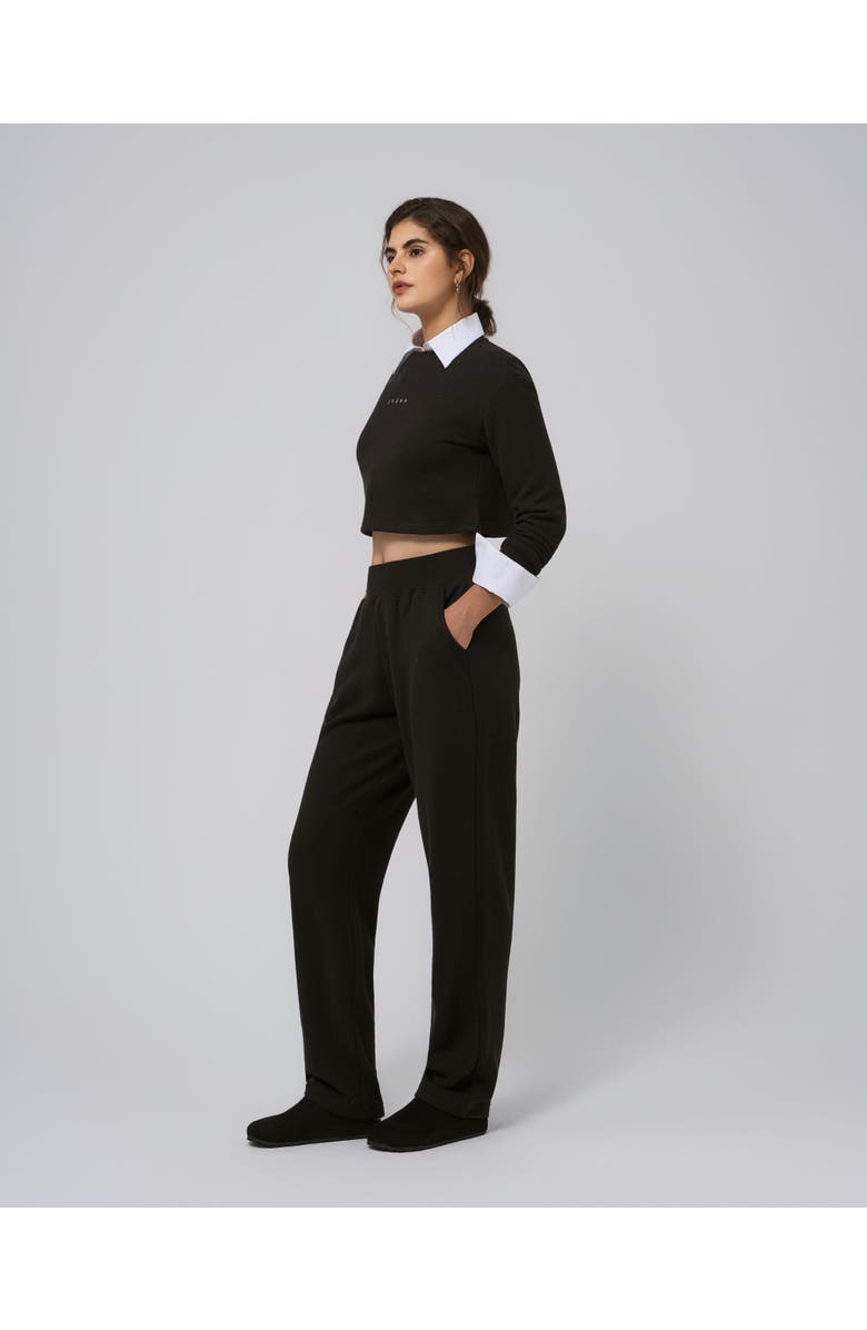 JUANA Off Hours Mid Rise Joggers, Alternate, color, Black