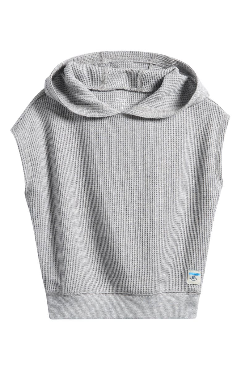 OTTER AVENUE Kids' Sleeveless Cotton Blend Hoodie, Main, color, Lighter Grey Heather