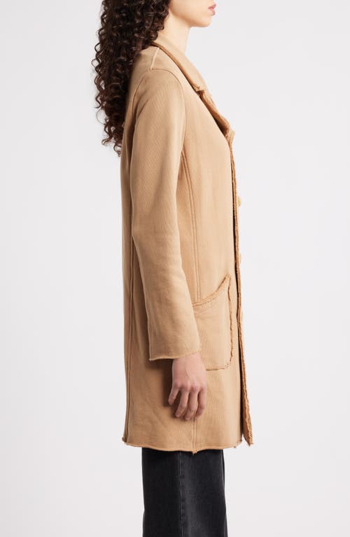 Frank & Eileen Tipperary French Terry Coat In Brown