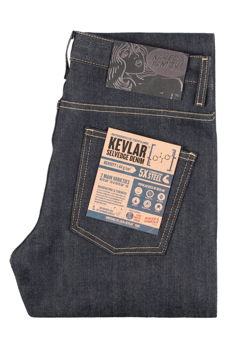 Naked & Famous Denim Super Skinny Guy Raw Skinny Fit Jeans, Alternate, color, 