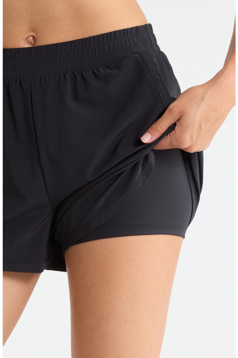 Go Retro Shorts, Alternate, color, TRUE BLACK