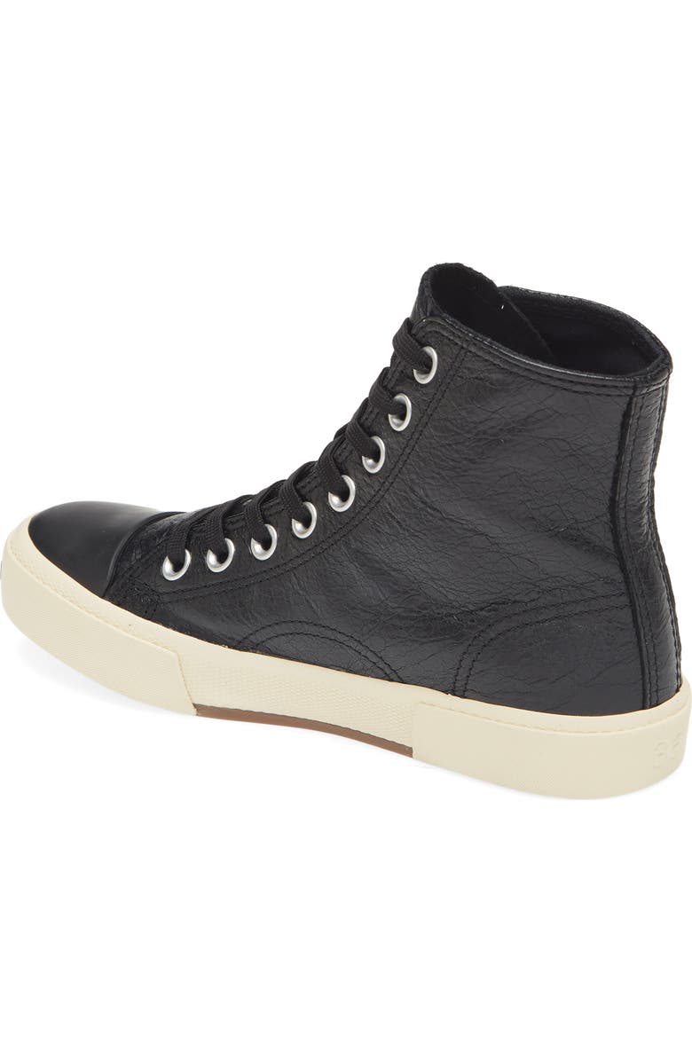 Balenciaga Paris Leather High Top Sneaker, Alternate, color,