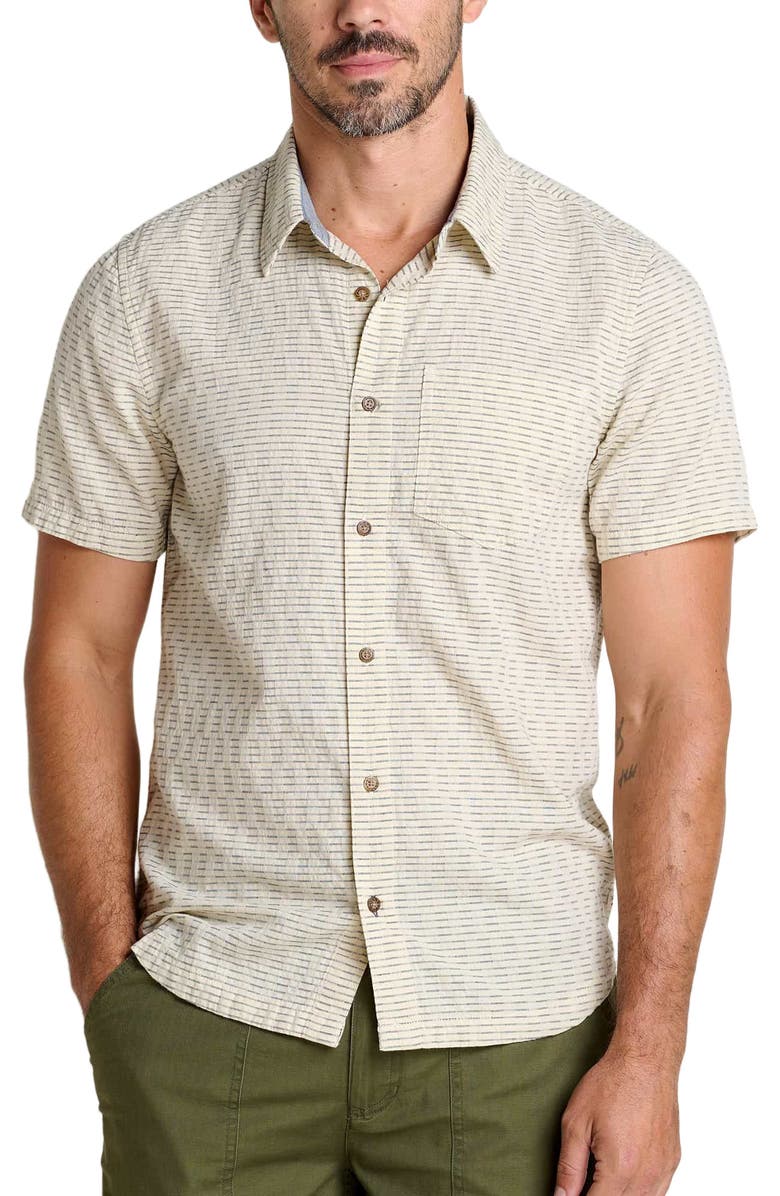 Toad & Co Harris Short Sleeve Shirt, Alternate, color, Salt