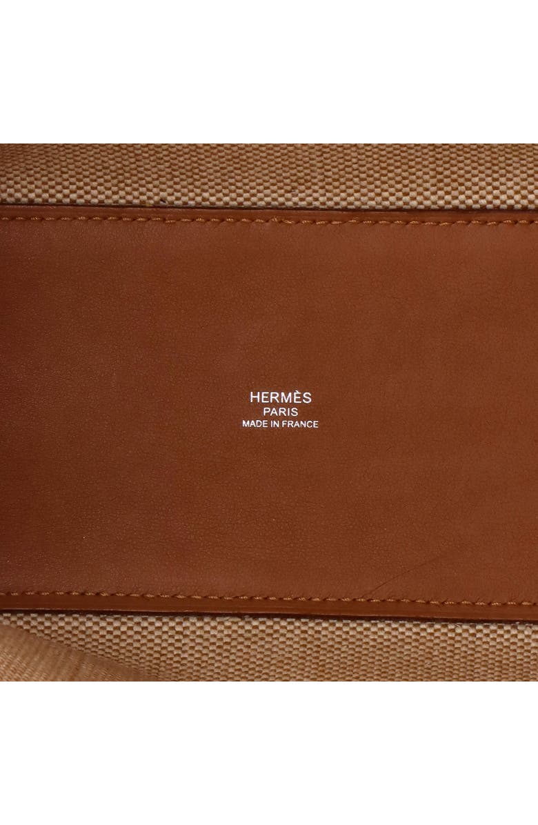 Pre-Owned Hermes Cabas H en Biais Tote Canvas with Leather 27, Alternate, color, Gold