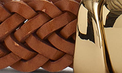 Madewell Woven Triple Metal Keeper Belt In Brown