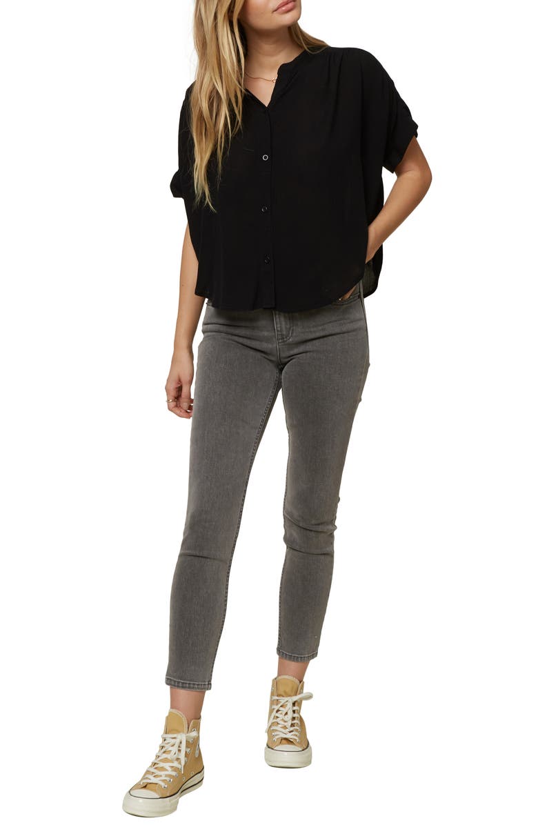 O'Neill Shelly Woven Blouse, Alternate, color, 