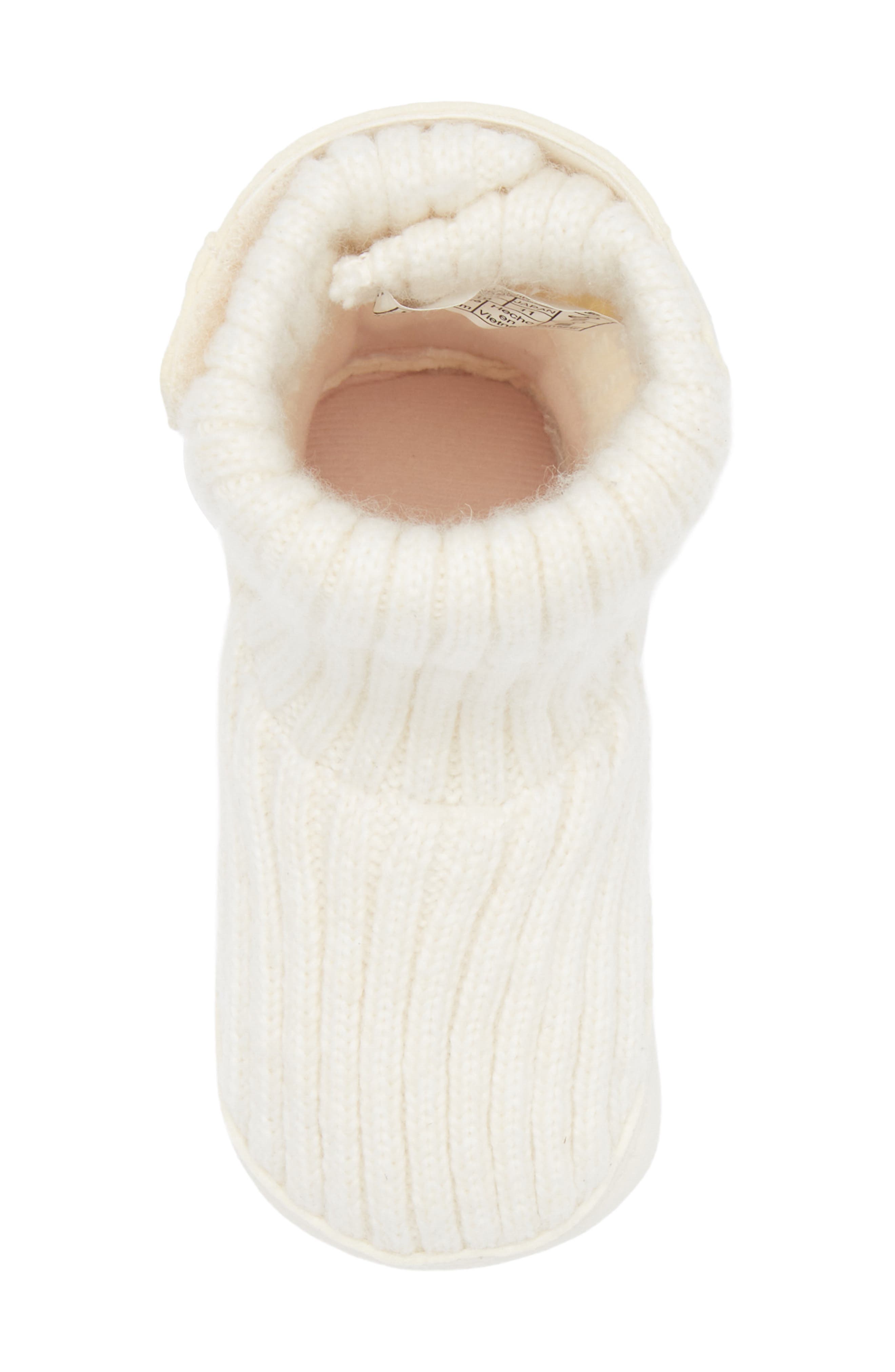 Skylar Water Resistant Knit Boot, Alternate, color, CREAM