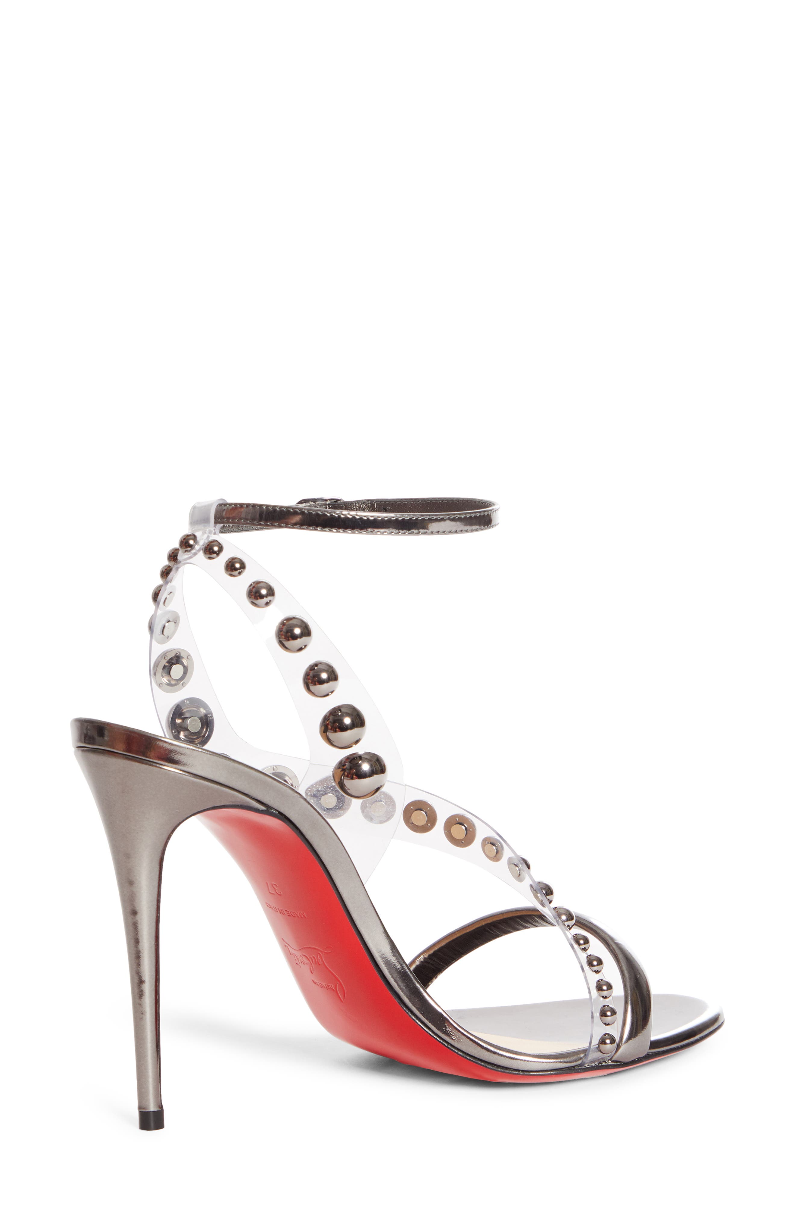 Christian Louboutin Corinetta Stud Strap Sandal, Alternate, color, 
