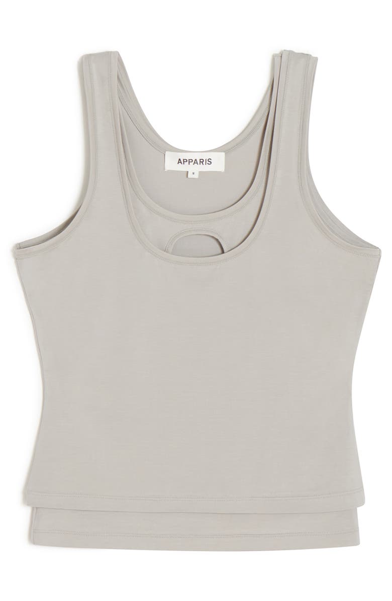 Apparis Troye Crop Double Tank, Alternate, color, 