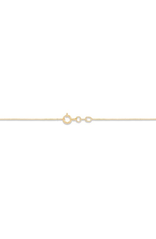 Frankie & Zoe Polished Bead Necklace In Gold