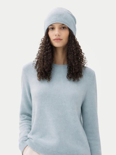 $99 Cashmere Hat & Sweater Set