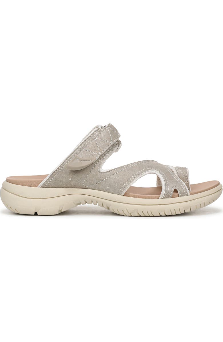 Dr. Scholl's Island Breeze Slide Sandal, Alternate, color, Oyster Grey Faux Leather