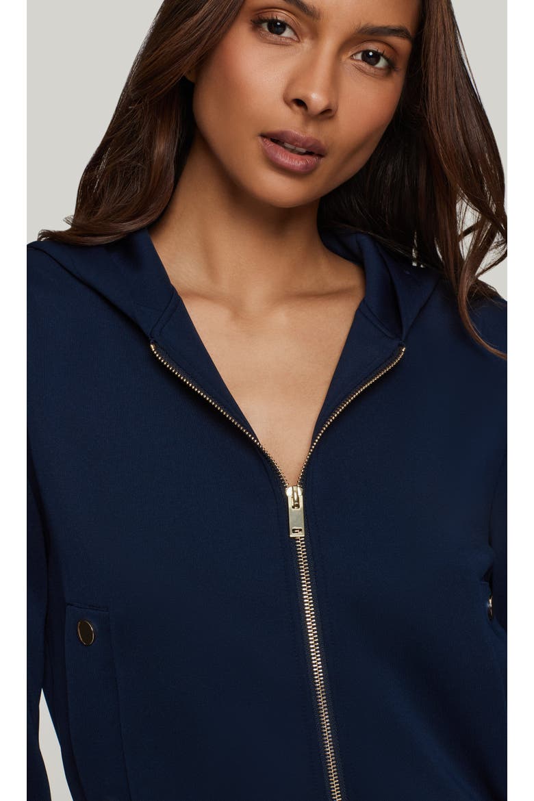 Zira Scuba Hoodie, Alternate, color, Blue