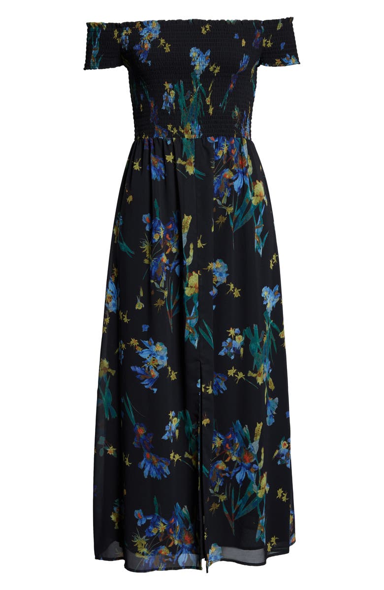 CeCe Off the Shoulder Floral Maxi Dress, Alternate, color,