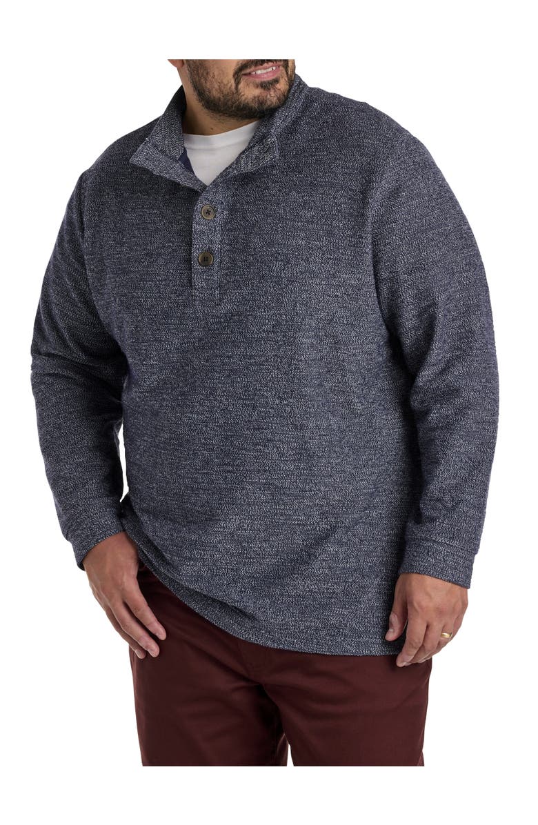 Oak Hill Premium by DXL Big & Tall Mockneck Sweater, Alternate, color, 