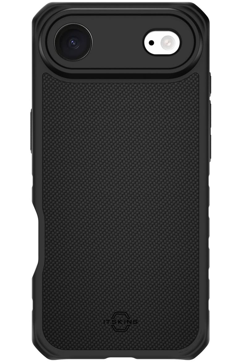 HYBRID R // NYLON MagSafe Case for Apple iPhone Air, Main, color, Black