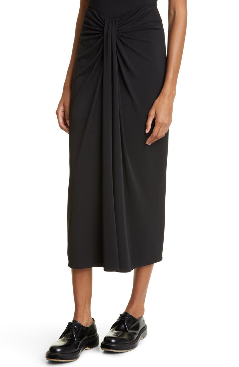 Cinq à Sept Vallory Gathered Midi Skirt, Alternate, color,