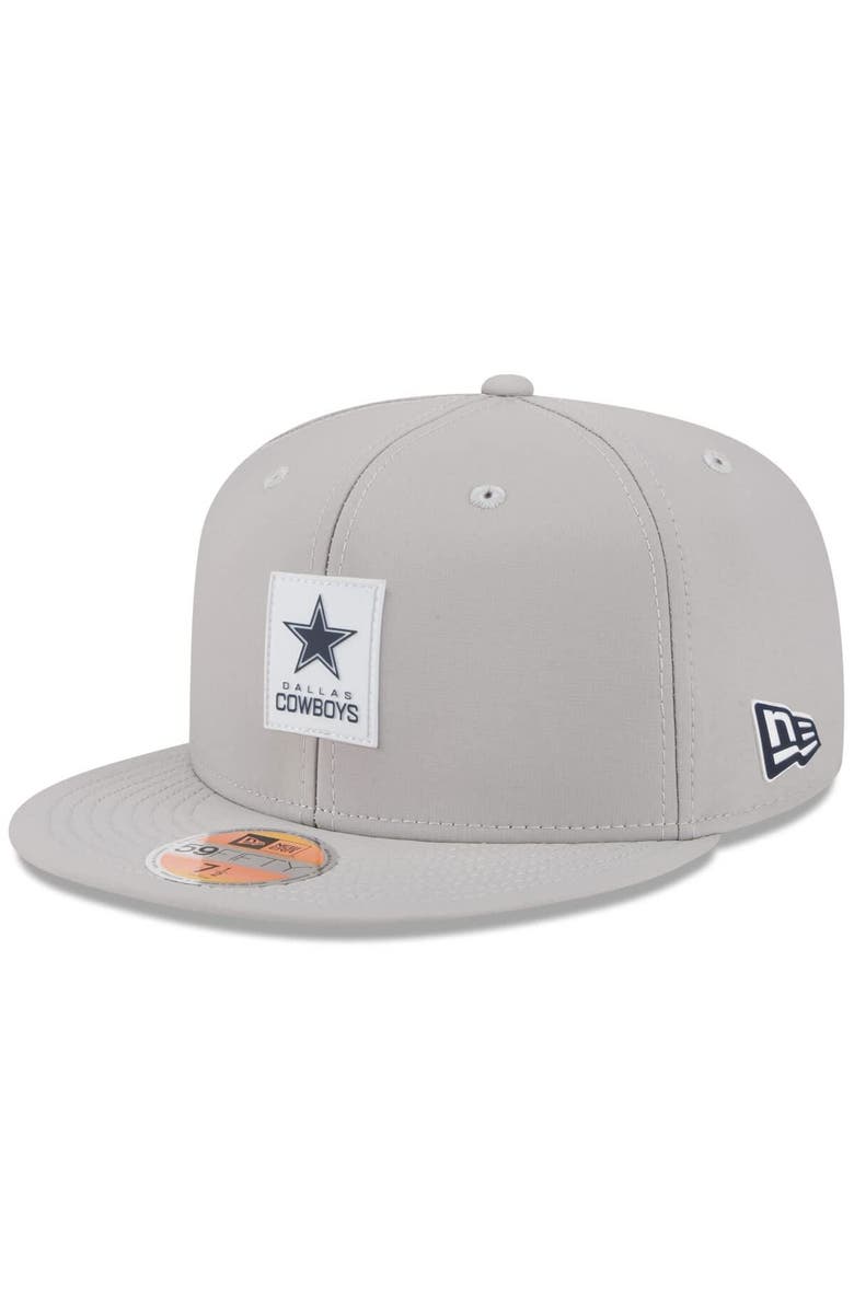 New Era Men's New Era Gray Dallas Cowboys 2025 Sideline  59FIFTY Fitted Hat, Main, color, Gray