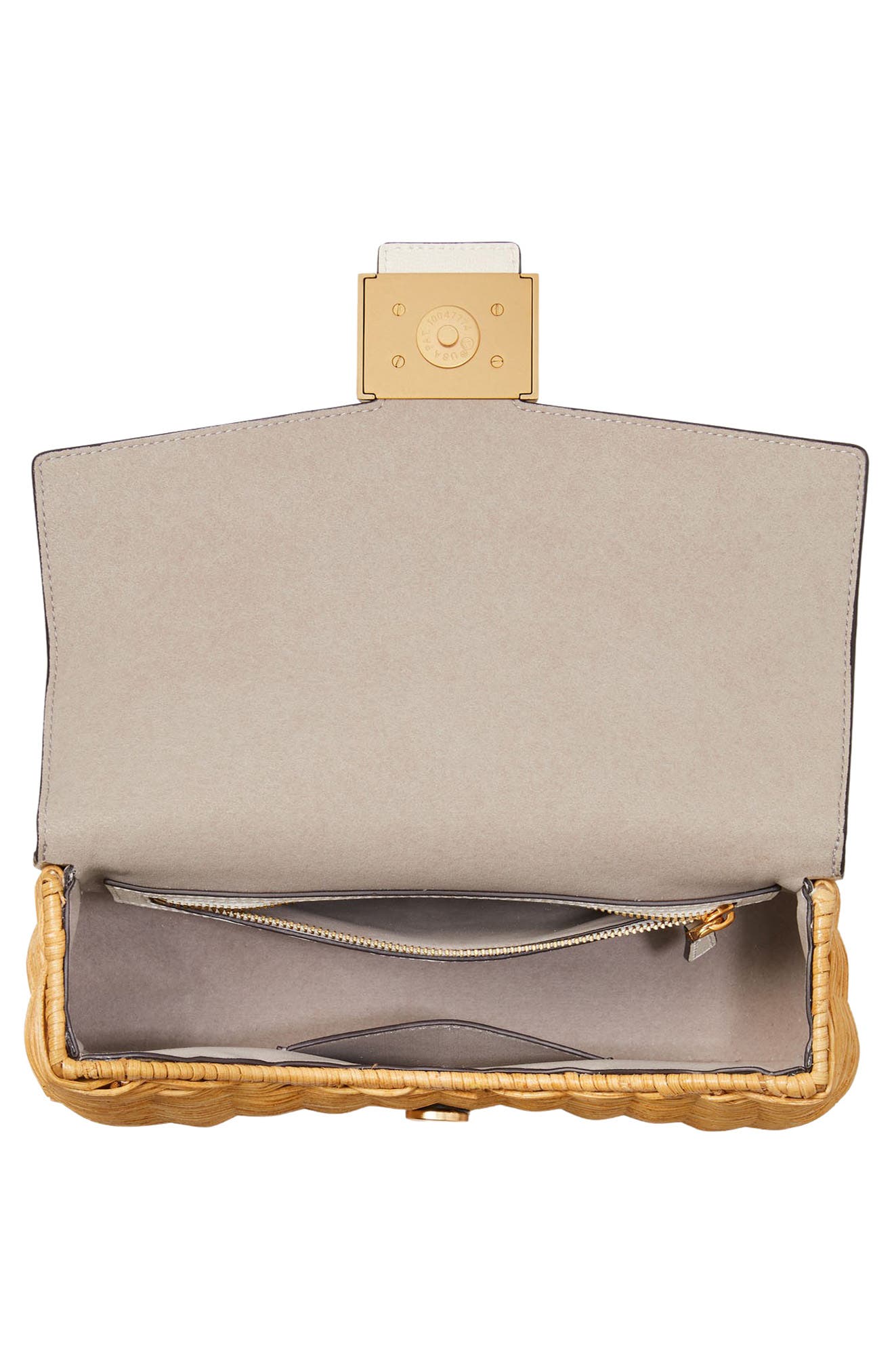 Kate Spade New York medium katy wicker shoulder bag, Alternate, color, 