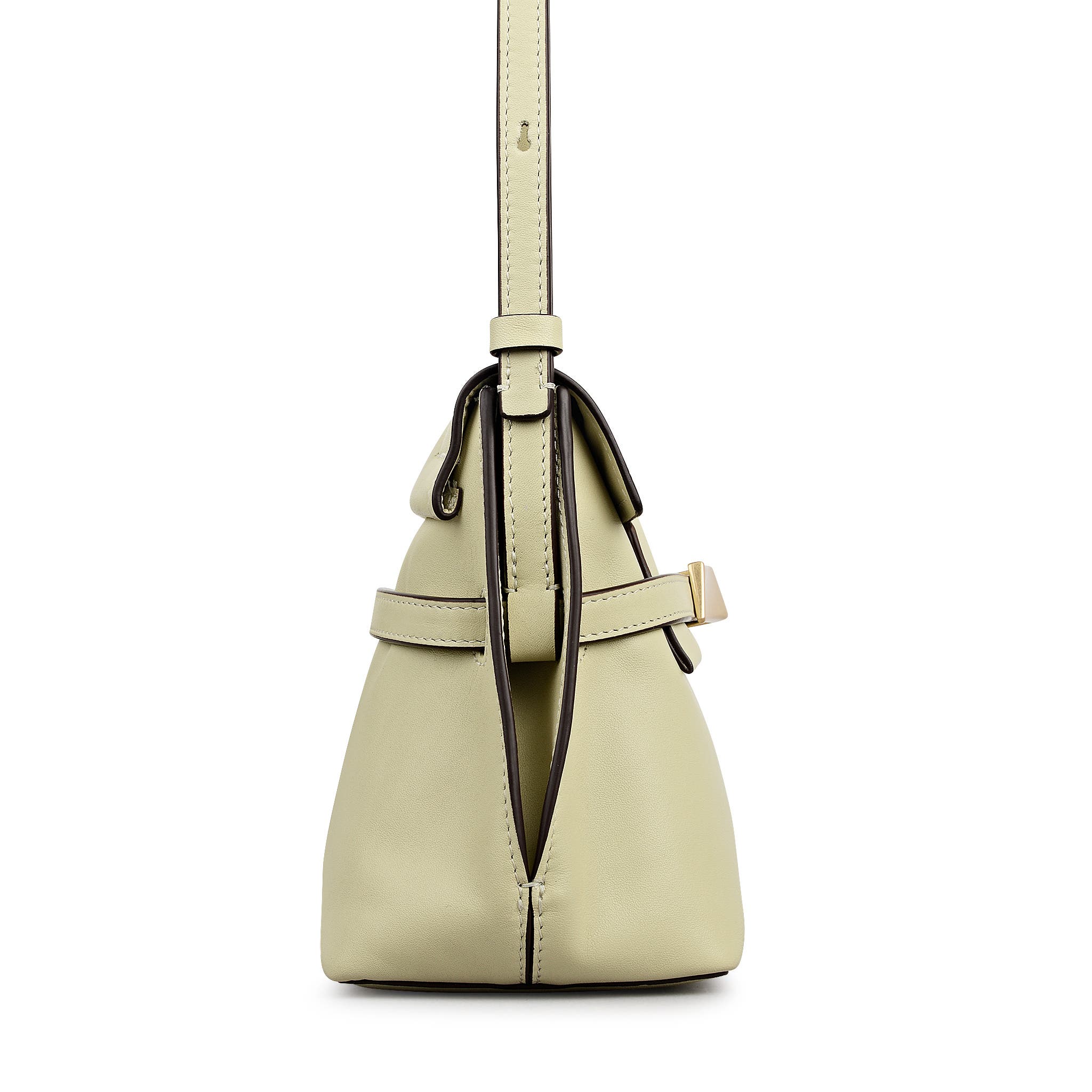 The Christina Small Flapover Crossbody Bag, Alternate, color, Lemongrass