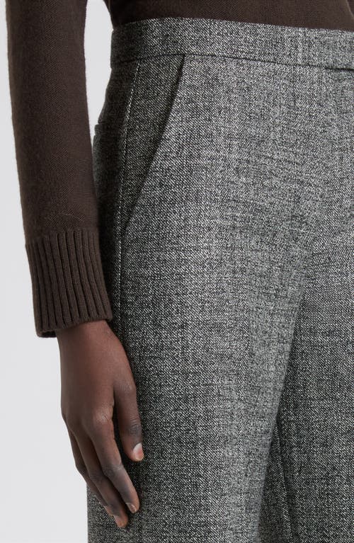 Valentino High-rise Wide-leg Trousers Featuring Pockets In Gray