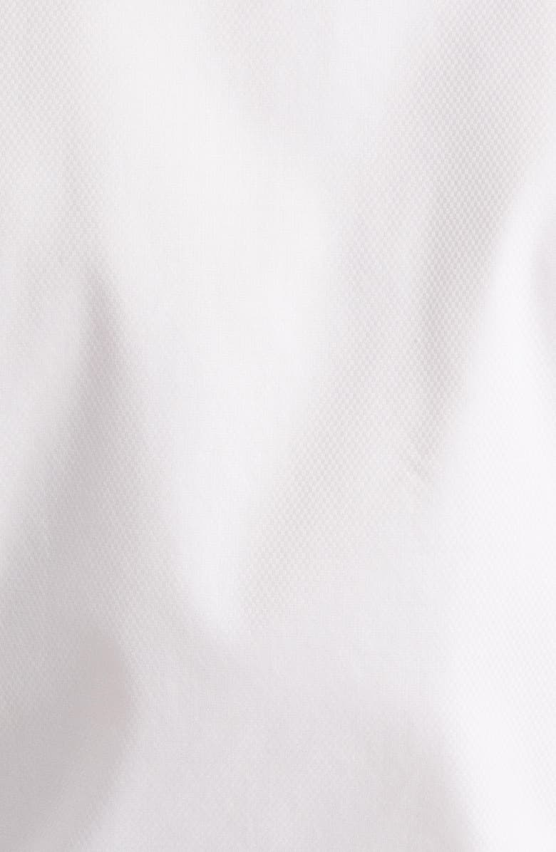 David Donahue Slim Fit Tuxedo Shirt, Alternate, color, White