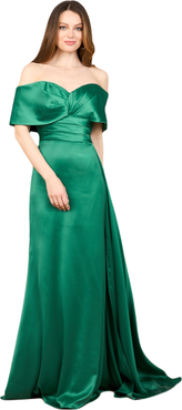 LARA New York Off Shoulder Satin Dress