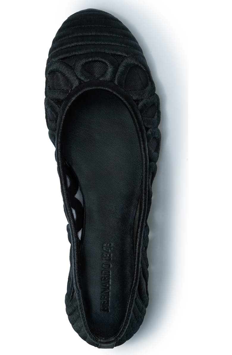 Bernardo 1946 Footwear Costa Ballet Flat, Alternate, color, Black