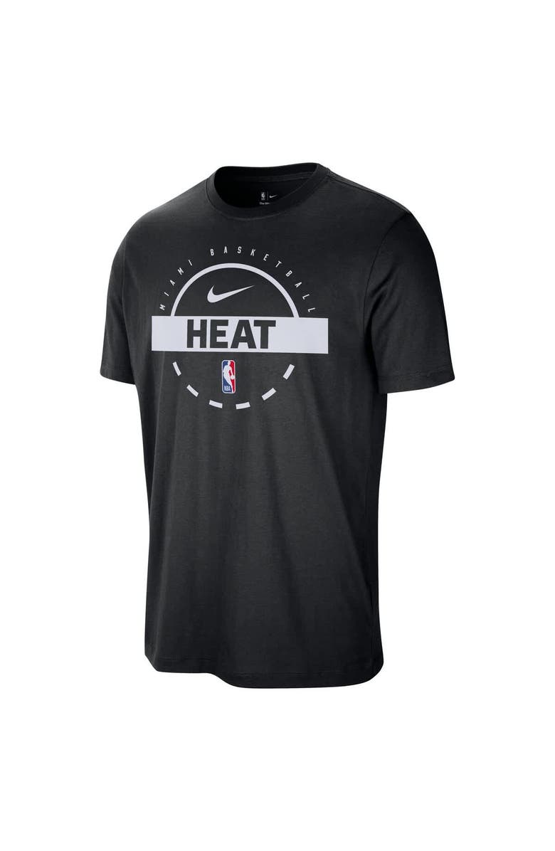 Nike Men's Nike  Black Miami Heat Authentic Practice T-Shirt, Alternate, color, Black
