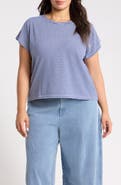 Eileen Fisher Striped Organic Cotton T-shirt