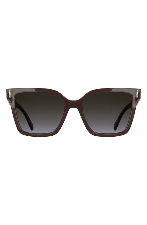 Roseau 55mm Modified Rectangular Sunglasses