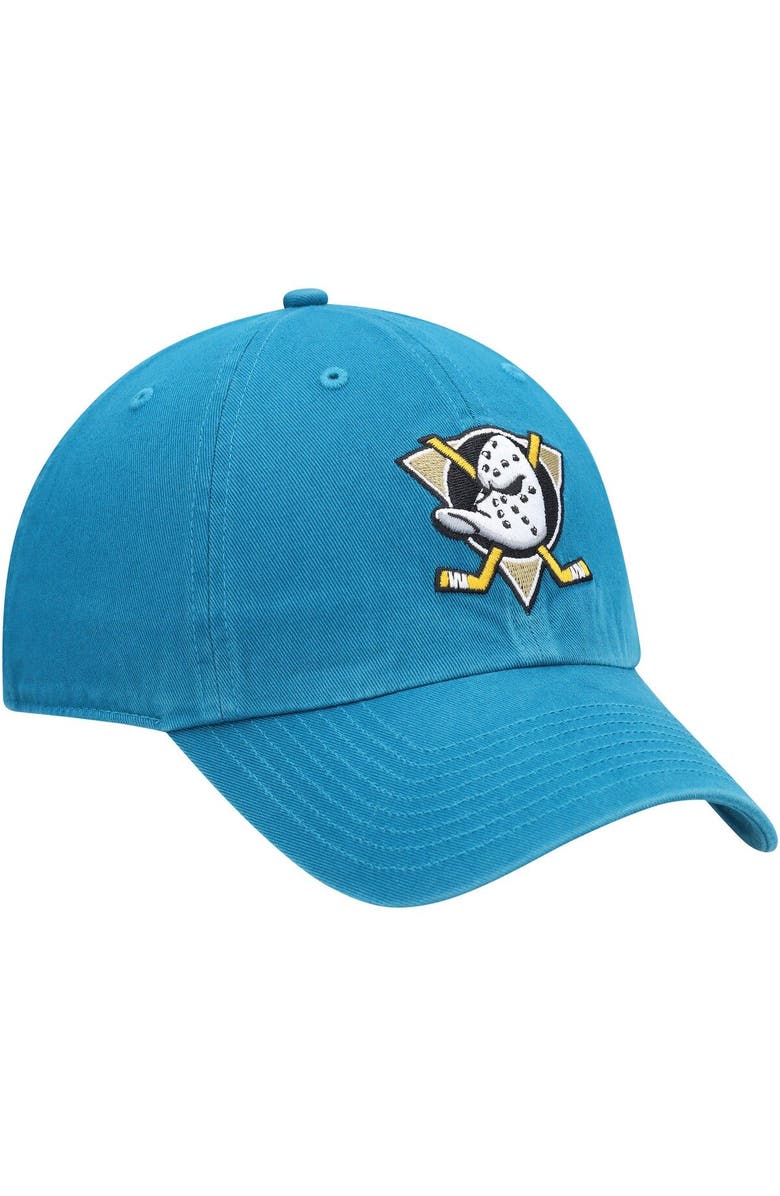 '47 Men's '47 Teal Anaheim Ducks Clean Up Adjustable Hat, Alternate, color, Teal