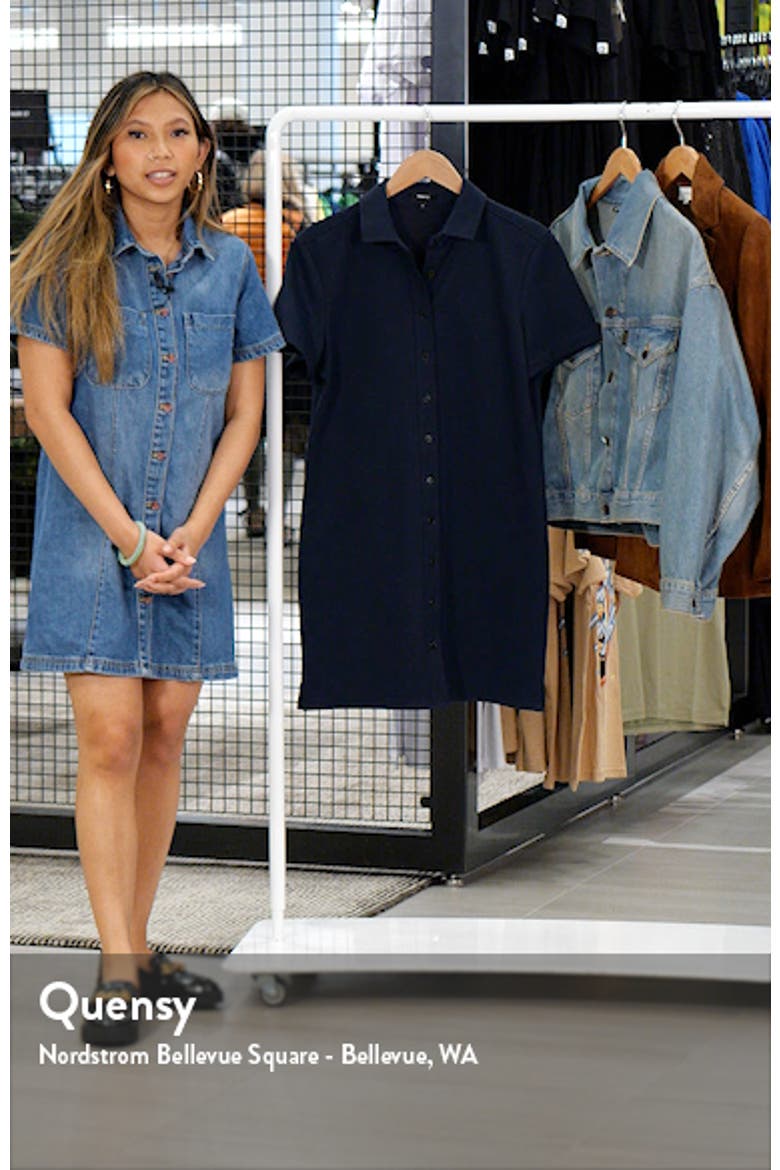Short Sleeve Piqué Shirtdress video