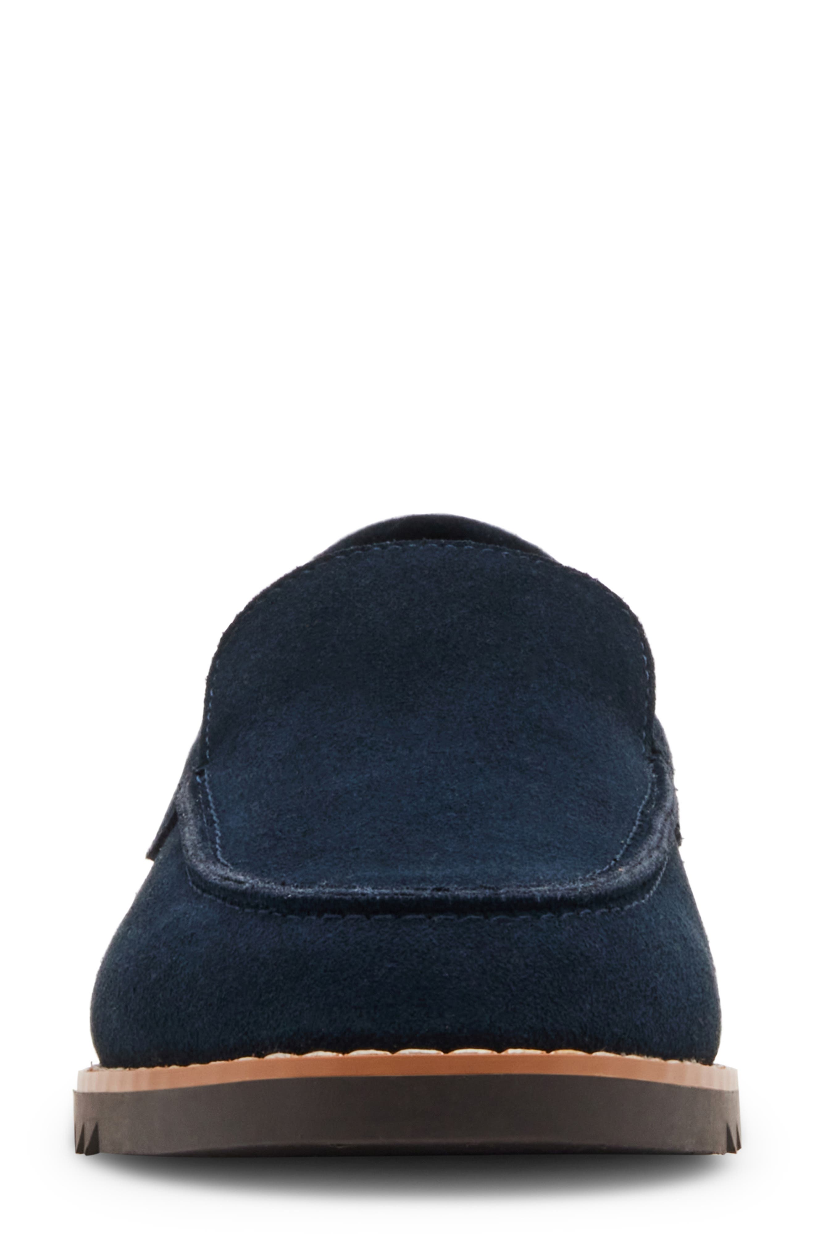 Libra Waterproof Loafer, Alternate, color, NAVY SUEDE