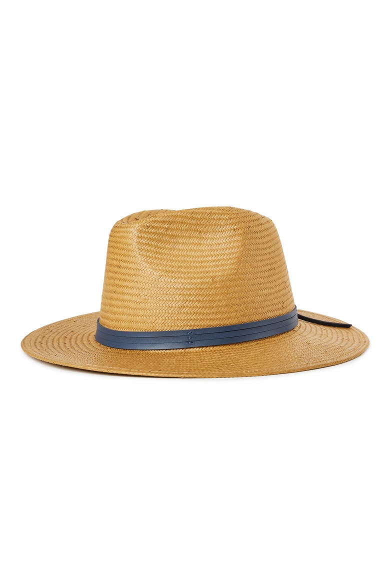 Pacific Straw Fedora, Alternate, color, NATURAL