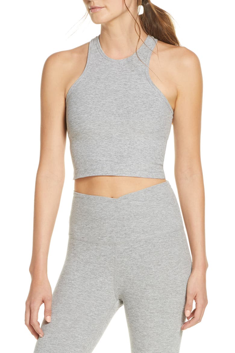 Studio Crop Tank, Main, color, SILVER MIST