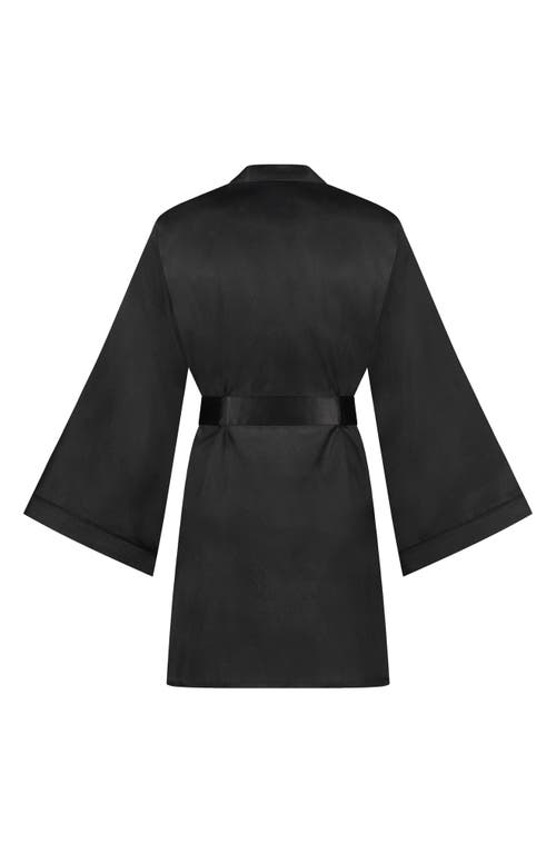 Shop Hunkemoller Hunkemöller Satin Wrap In Black