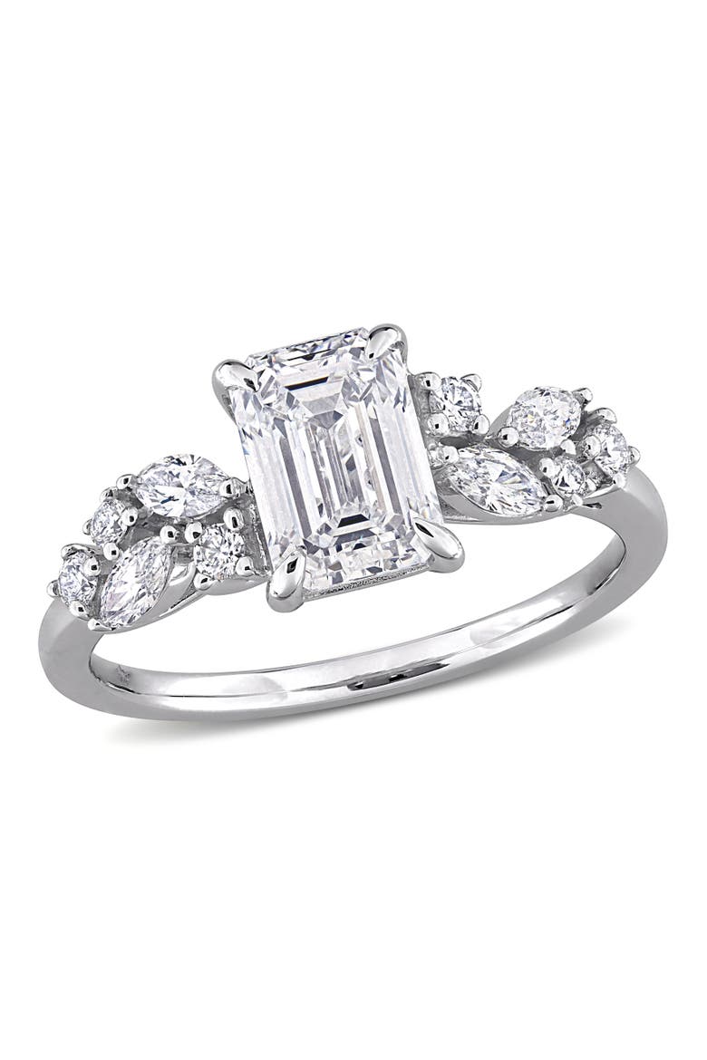 1-4/5 CTW Lab-Grown Diamond Multi-Shaped Ring 14k, Main, color, White Gold