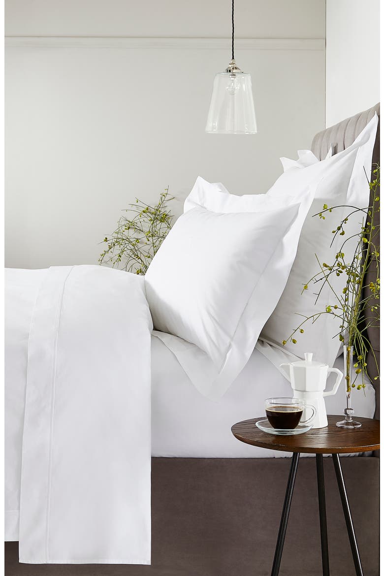 Luxury Savoy Duvet Cover & Shams Set, Alternate, color, WHITE