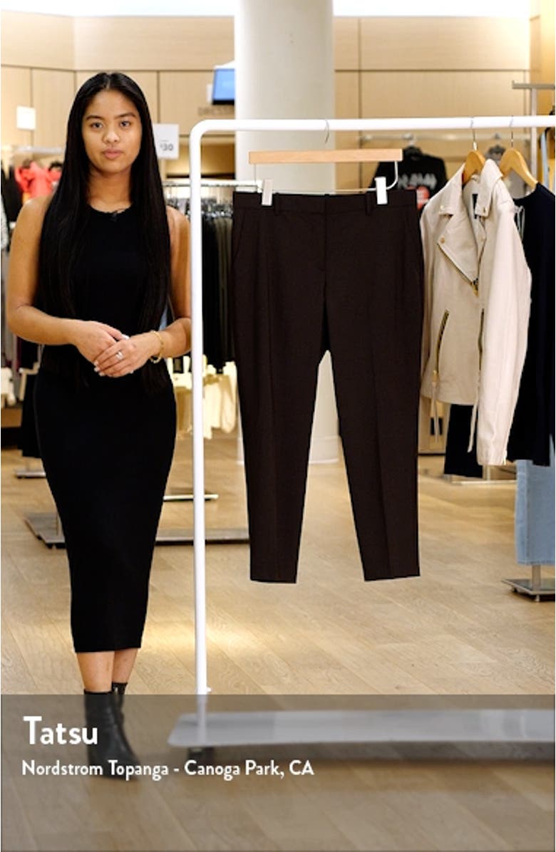 Treeca Wool Blend Crop Pants, sales video thumbnail