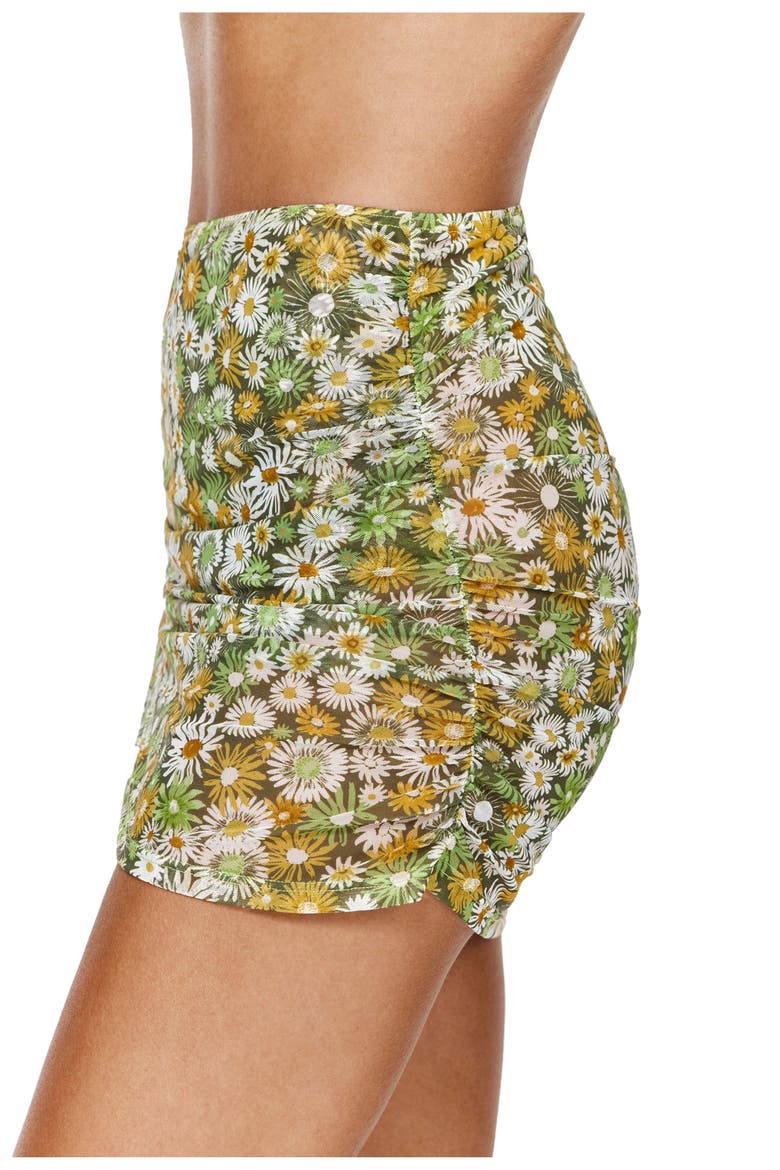 Gardenia Mesh Skirt Cover-Up, Alternate, color, Green