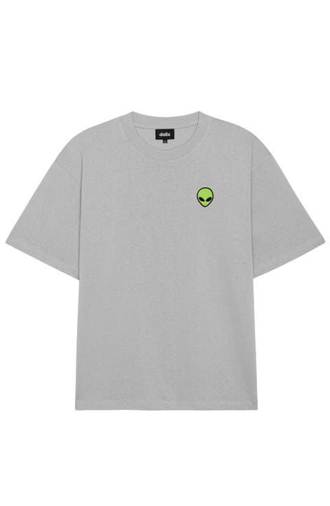 Mens Alien Heavyweight Relaxed Tee