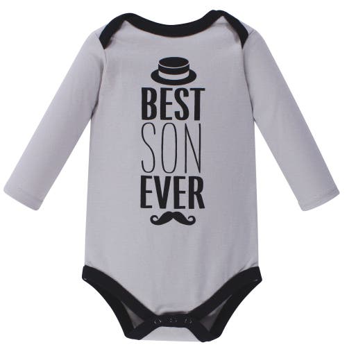 Hudson Baby Soft Cotton Long-sleeve Infant Bodysuit Bundle In Multi