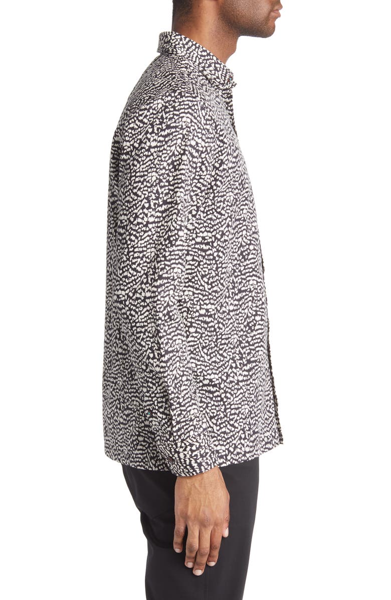 Ted Baker London Bramley Abstract Print Button-Up Shirt, Alternate, color, 