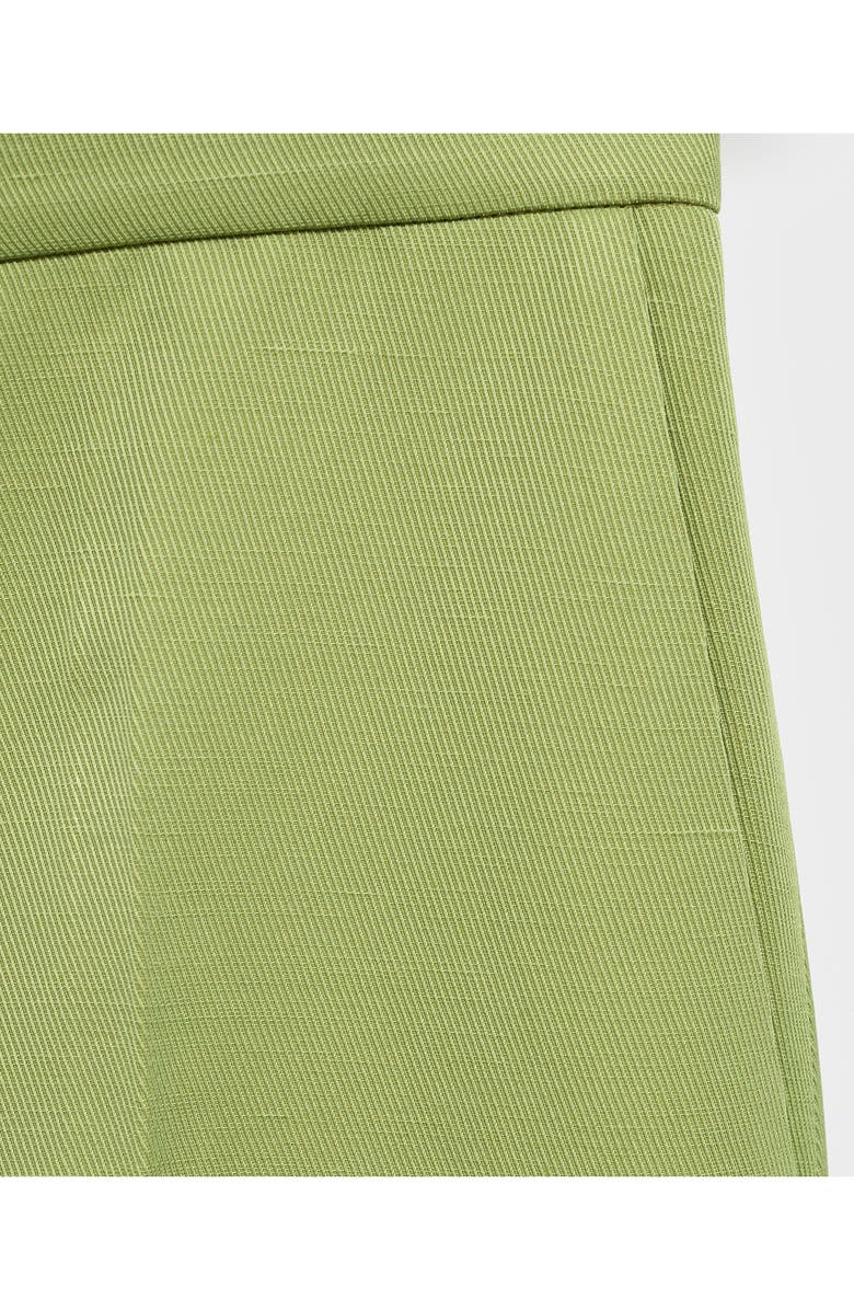 MANGO Straight Leg Suit Pants, Alternate, color, Lime Green
