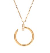 Pre-Owned Cartier Juste un Clou Pendant Necklace 18K Yellow Gold with Diamonds