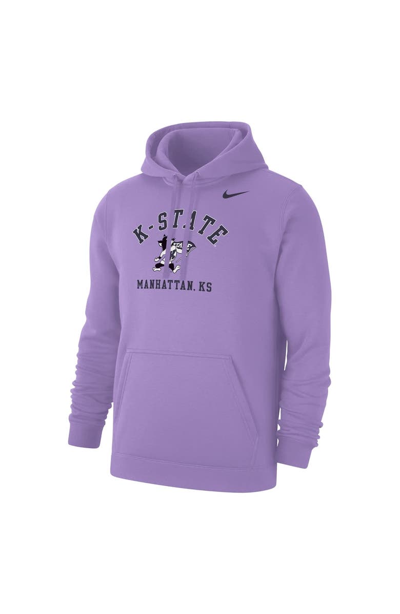 Nike Men's Nike Lavender Kansas State Wildcats K-State Club Hoodie, Alternate, color, Lavender